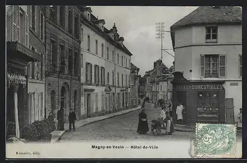 AK Magny-en-Vexin, Hôtel-de-Ville