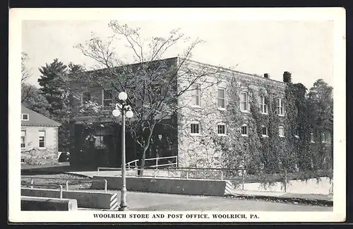 AK Woolrich, PA, Woolrich Store and Post Office