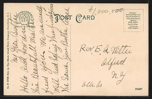AK Westerly, RI, U. S. Post Office