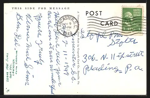 AK Lancaster, SC, United States Post Office