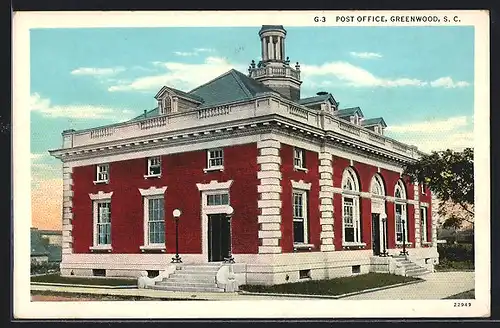AK Greenwood, SC, Post Office