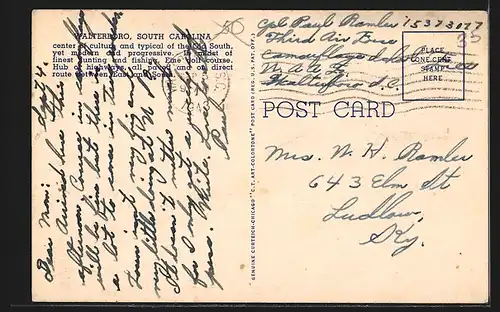 AK Walterboro, SC, Post Office