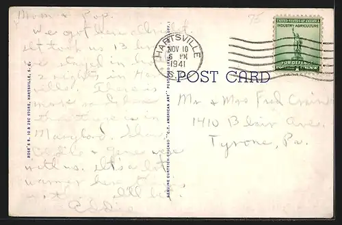 AK Hartsville, SC, U. S. Post Office