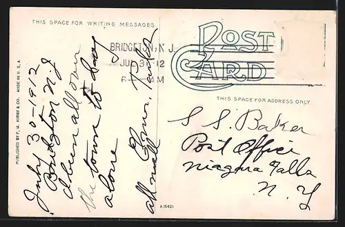 AK Bridgeton, NJ, U. S. Post Office and Custom House Building