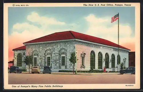 AK Pampa, TX, The New Post Office