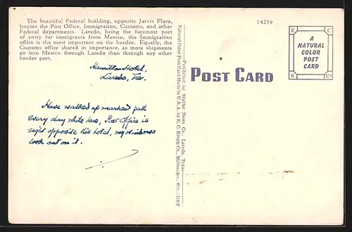 AK Laredo, TX, Post Office and Court House