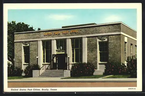 AK Brady, TX, Post Office