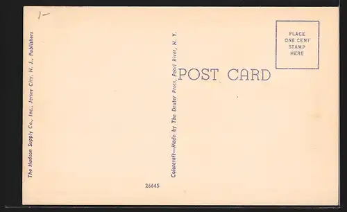 AK Union City, NJ, View of United States Post Office