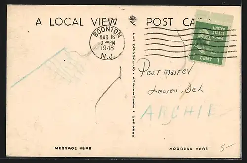 AK Boonton, NJ, United States Post Office
