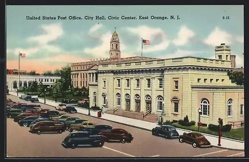 AK East Orange, NJ, United States Post Office, City Hall, Civic Center