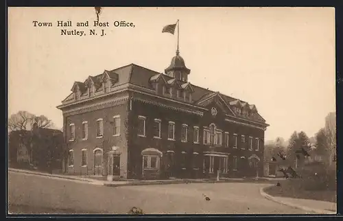 AK Nutley, NJ, Town Hall and Post Office