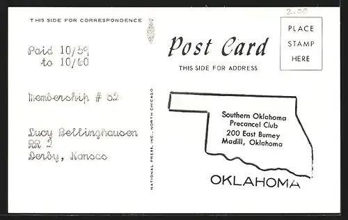 AK Madill, OK, United States Post Office