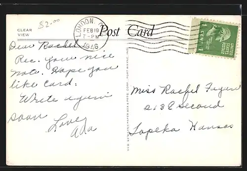 AK London, OH, Post Office