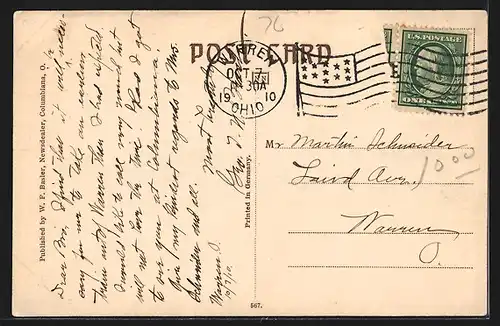 AK Columbiana, OH, Post Office, Main St.