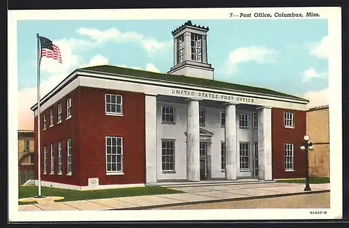 AK Columbus, MS, Post Office