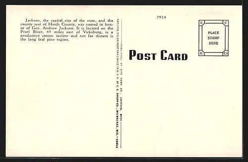 AK Jackson, MS, Post Office
