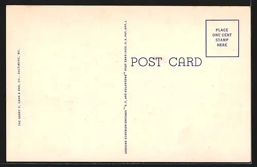 AK Aberdeen, MD, Bel Air Avenue showing U. S. Post Office