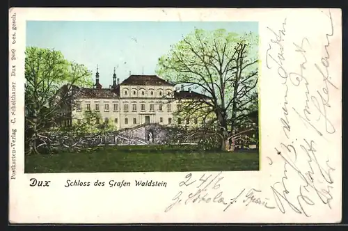 AK Dux, Schloss des Grafen Waldstein