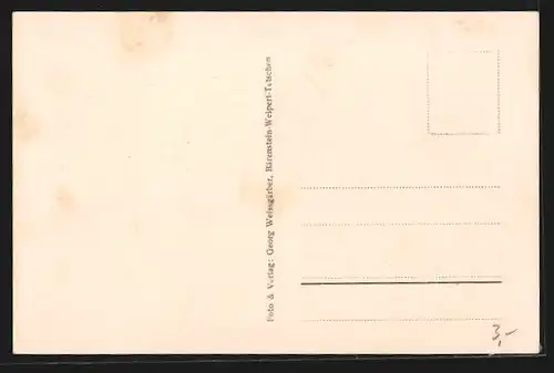 AK Weipert, Ortsansicht mit Bärenstein