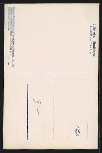 AK Leitmeritz / Litomerice, Vor der Stadtkirche