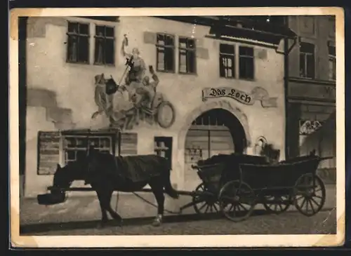 AK Saalfeld, Gasthaus Das Loch