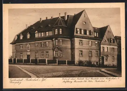 AK Reichenbach i. Vgtl., Rosenplatz mit Wohnhaus