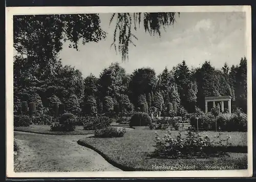 AK Hamburg-Ohlsdorf, Rosengarten