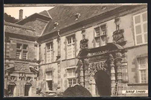 AK Louppy, Partie am Schloss