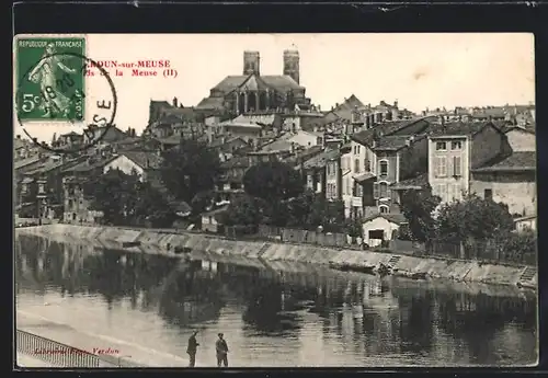 AK Verdun-sur-Meuse, Bords de la Meuse