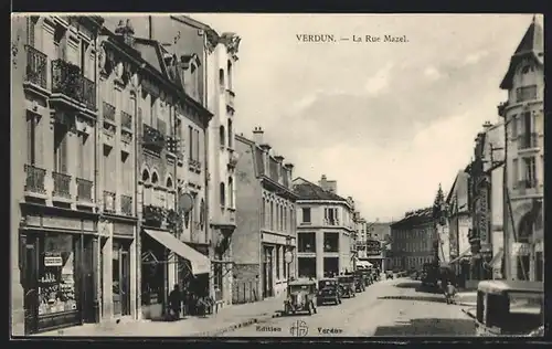 AK Verdun, La Rue Mazel