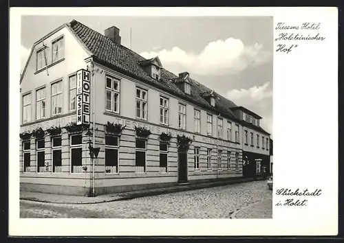 AK Glückstadt / Holst., Tiessens Hotel Holsteiner Hof