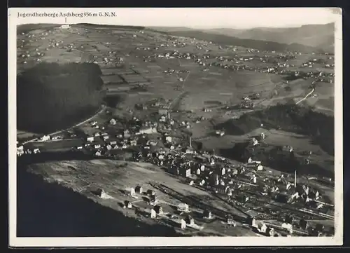 AK Georgenthal, Gesamtansicht vom Flugzeug aus