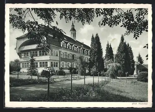 AK Langensteinbach, Bibelheim Bethanien, Gartenpartie