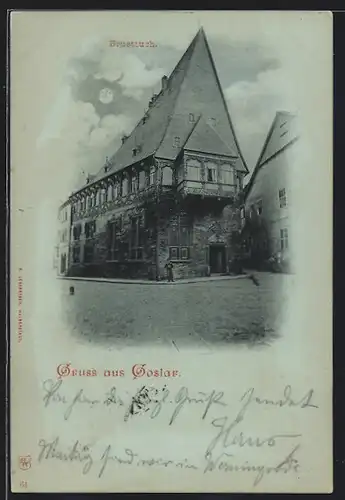 Mondschein-AK Goslar, Brusttuch