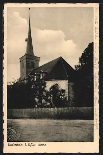 AK Bindersleben, Blick zur Kirche