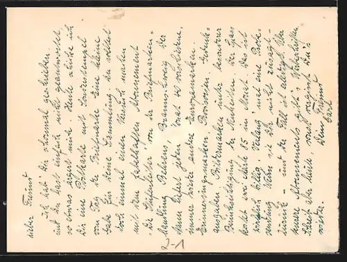 AK Tag der Briefmarke 10.01.1937