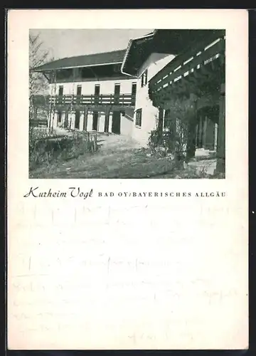 AK Bad Oy i. Bayer. Allgäu, Kurheim Vogl