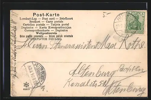 AK Kronprinz Wilhelm von Preussen mit Cecilie