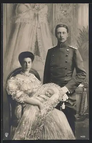 AK Kronprinz Wilhelm von Preussen mit seiner Familie