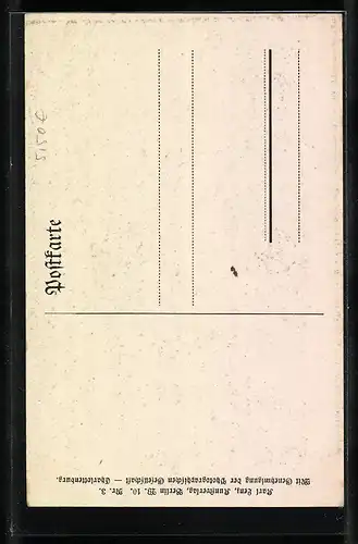 Künstler-AK Königin Luise von Preussen die Treppen hinabsteigend