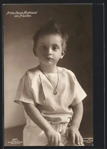 AK Prinz Louis Ferdinand als kleiner Junge