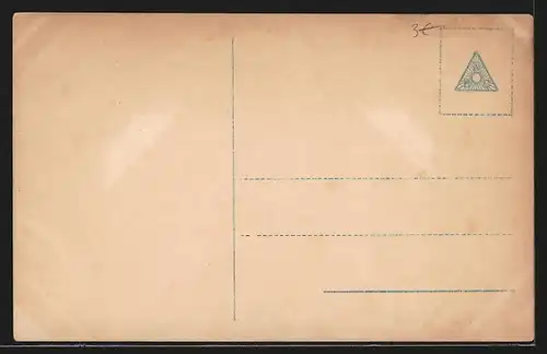 AK Prinz Louis Ferdinand und Prinz Wilhelm bringen der Grossmama ein Ständchen