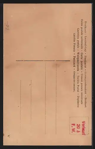 AK Prinz Eitel Friedrich von Preussen in Uniform mit Gemahlin