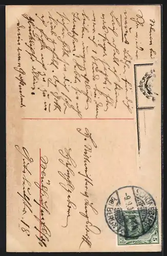 AK Prinz Eitel Friedrich von Preussen in Uniform mit Pickelhaube und seine Frau