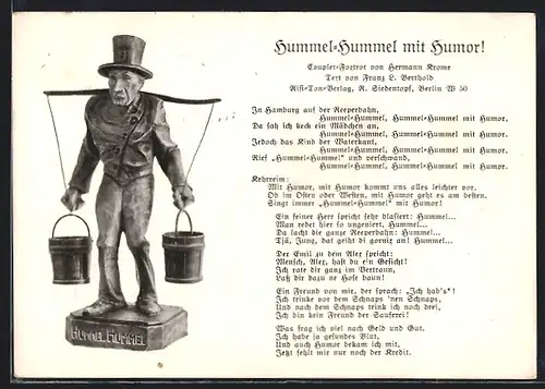 AK Hamburg, Hummel-Hummel mit Humor!, Liedtext Hummellied