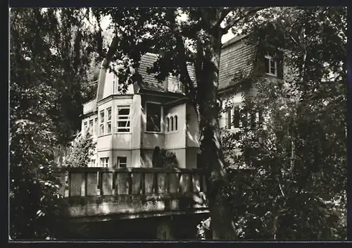 AK Buchholzmühle b. Rosslau, Blick auf Genesungsheim