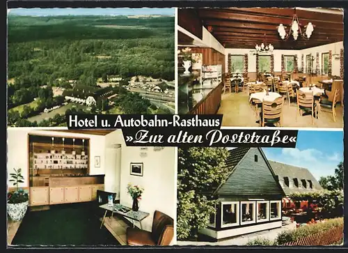 AK Siegburg, Hotel und Autobahn-Rasthaus Zur alten Poststrasse
