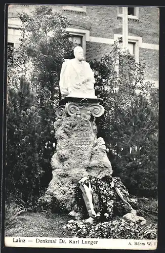 AK Wien-Lainz, Denkmal Dr. Karl Lueger