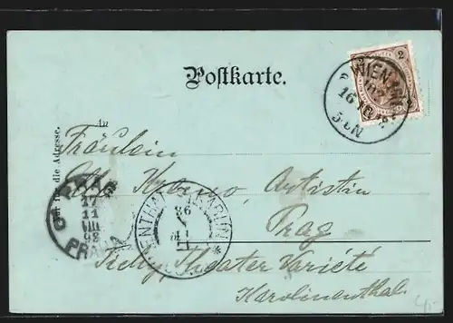 AK Wien, Neptunsgrotte und Schönbrunn