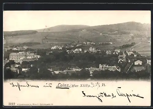 AK Wien-Lainz, Panorama des Ortes
